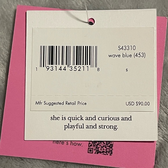 Kate Spade Tortoise Heart Buckle Detail Bikini Top Removable Soft Cup - Picture 5 of 8